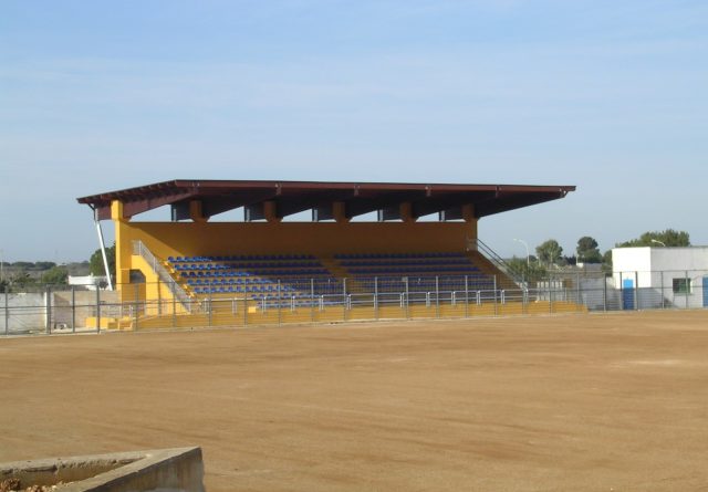Tribuna impianto sportivo San Marzano