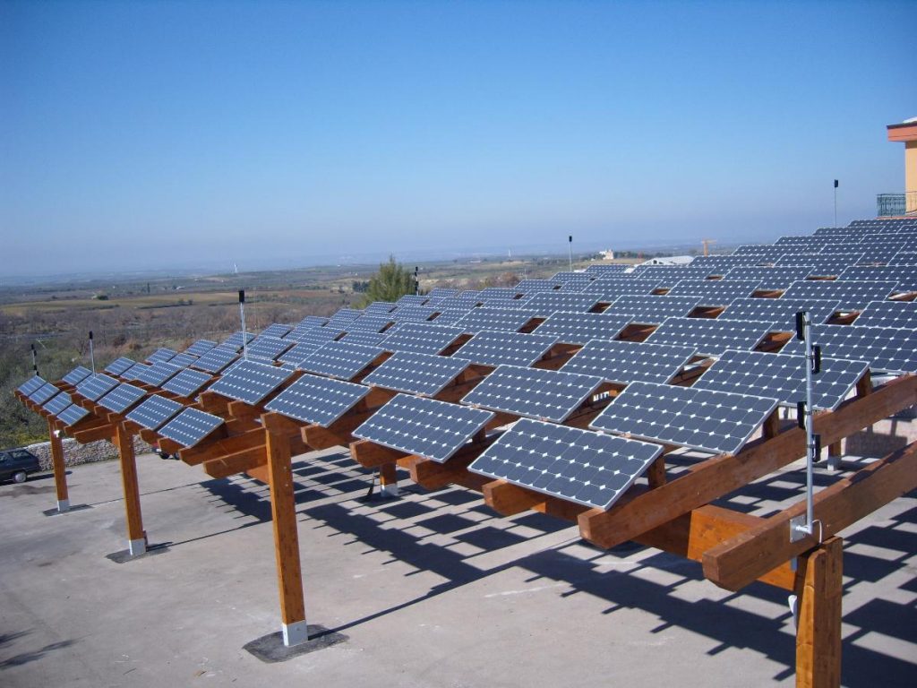 Struttura per impianto fotovoltaico